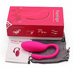 App-gesteuerter G-Punkt-Vibrator - Magic Motion Flamingo Vibrating Remote Controlled Bullet Pink — Bild N3