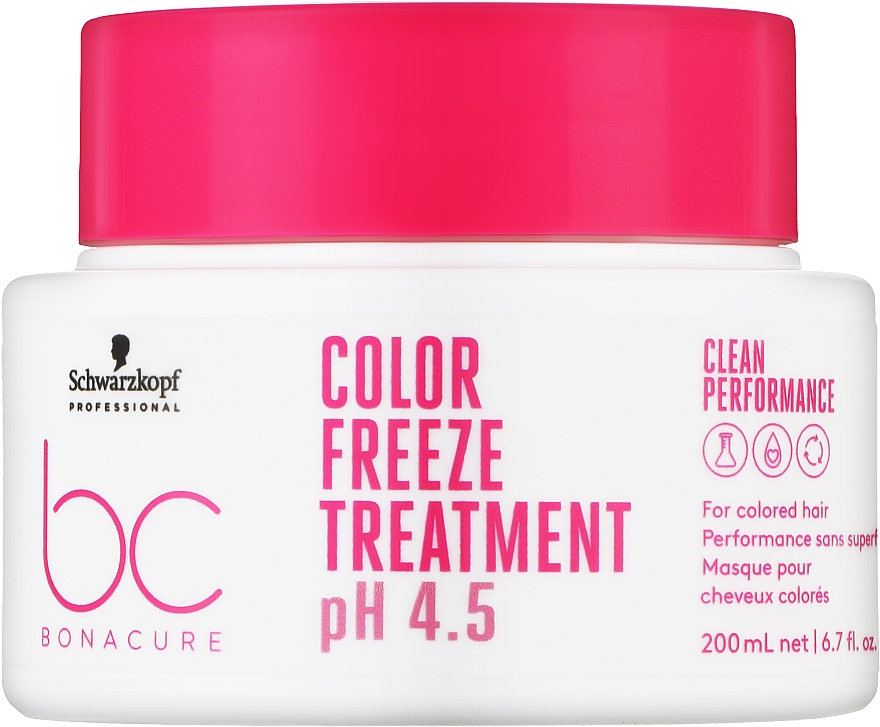 Maske für coloriertes Haar - Schwarzkopf Professional Bonacure Color Freeze Treatment pH 4.5 — Bild N2