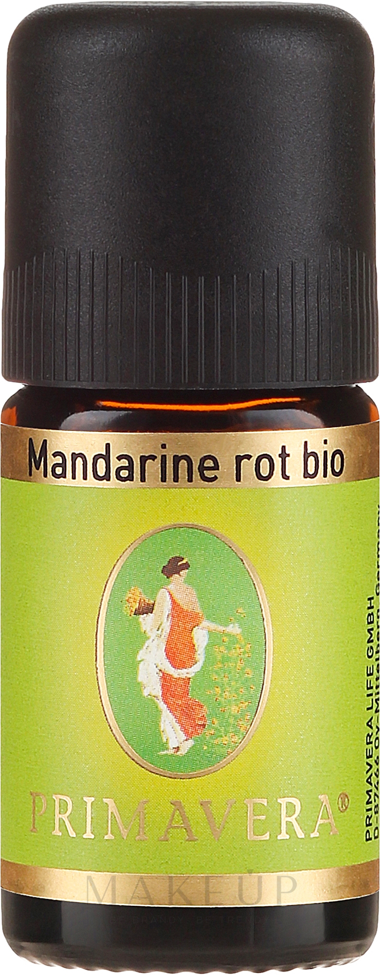 Raumduft Mandarine Konzentrations- und Einschlafhilfe - Primavera Essential Oil Mandarine Red Bio — Bild 5 ml