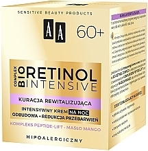 Intensiv regenerierende Nachtcreme mit Retinol und Hyaluronsäure 60+ - AA Retinol Intensive Night Cream — Bild N3