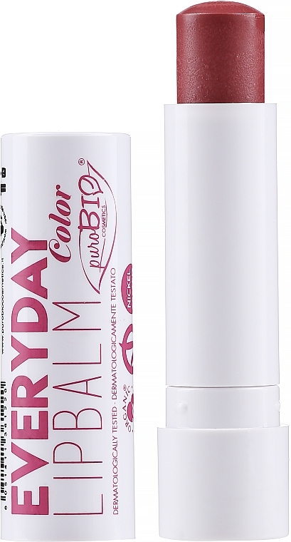Lippenbalsam mit Farbe für täglichen Gebrauch - PuroBio Cosmetics Everyday Color Lip Balm — Bild N1