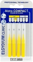 Interdentalbürste gelb 4 St. - Elgydium Clinic Brushes Mono Compact Yellow 1.0mm — Bild N2