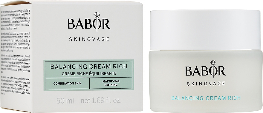 Geschmeidige Gesichtspflegecreme für Mischhaut - Babor Skinovage Balancing Cream Rich — Bild N2