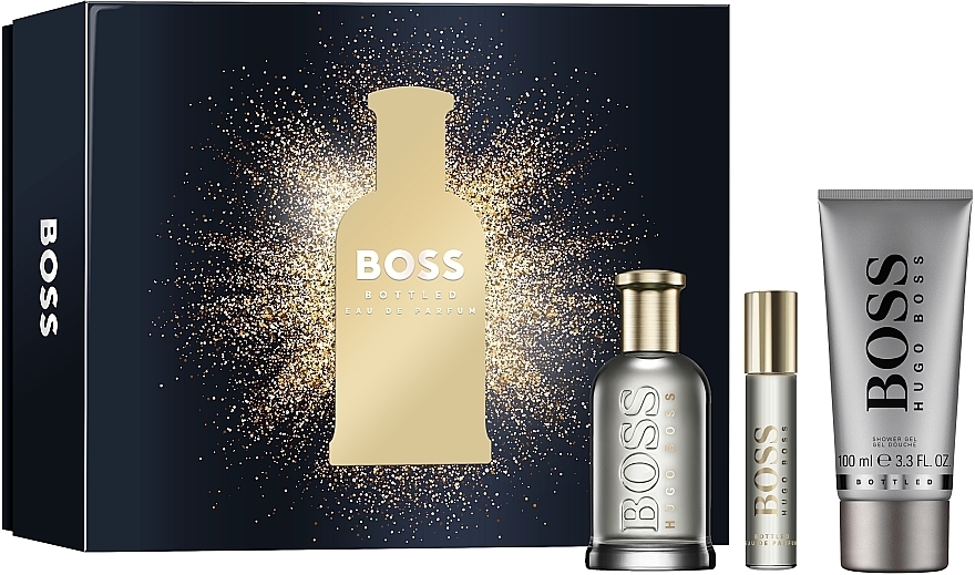 BOSS Bottled - Duftset (Eau de Parfum 100ml + Eau de Parfum 10ml + Duschgel 100ml) — Bild N1