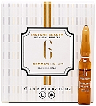 Düfte, Parfümerie und Kosmetik Antioxidativer und revitalisierender Gesichts-Booster - Gemma's Dream Instant Beauty Highlight Booster Ampoules
