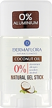 Düfte, Parfümerie und Kosmetik Gel-Deostick mit Kokosöl - Dermaflora Natural Gel Stick Coconut Oil