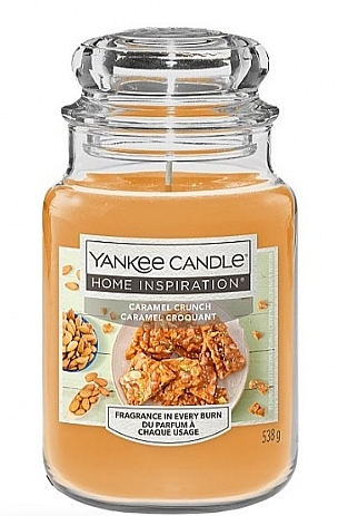 Duftkerze im Glas - Yankee Candle Home Inspiration Caramel Crunch — Bild N1