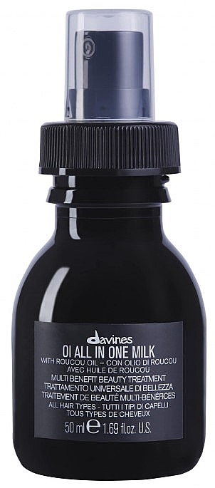 Haarmilch-Spray mit Roucouöl - Davines Oi Multi Benefit Beauty Treament All In One Milk With Roucou Oil — Bild N3