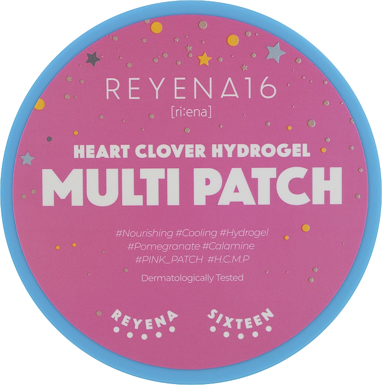 Hydrogel-Patches mit Granatapfelextrakt und Galmei - Reyena16 Heart Flower Hydrogel Multi Patch — Bild N1