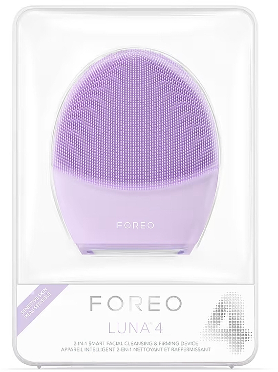 Reinigungsbürste für empfindliche Haut - Foreo Luna 4 Sensitive Skin Lavender — Bild N5