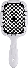 Haarbürste weiß und schwarz - Janeke Superbrush — Bild N1