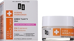 Beruhigende Gesichtscreme gegen Hautreizungen - AA Technolgia Wieku Cera Wrażliwa Cream For Normal And Dry Skin — Bild N5