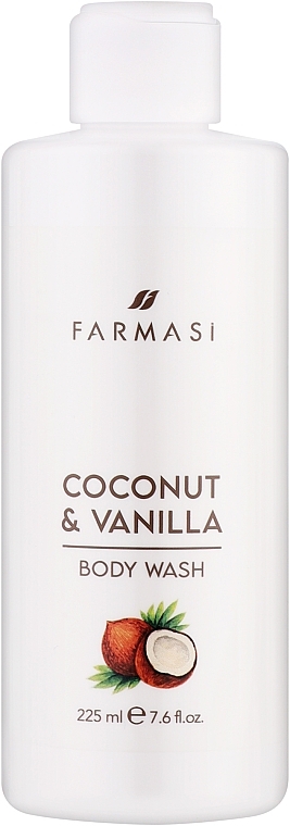 Duschgel Kokosnuss und Vanille - Farmasi Coconut & Vanilla Body Wash  — Bild N1