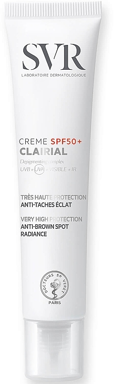 Schützende Gesichtscreme gegen Hyperpigmentierung SPF 50+ - SVR Clairial Cream SPF50+ — Bild N1