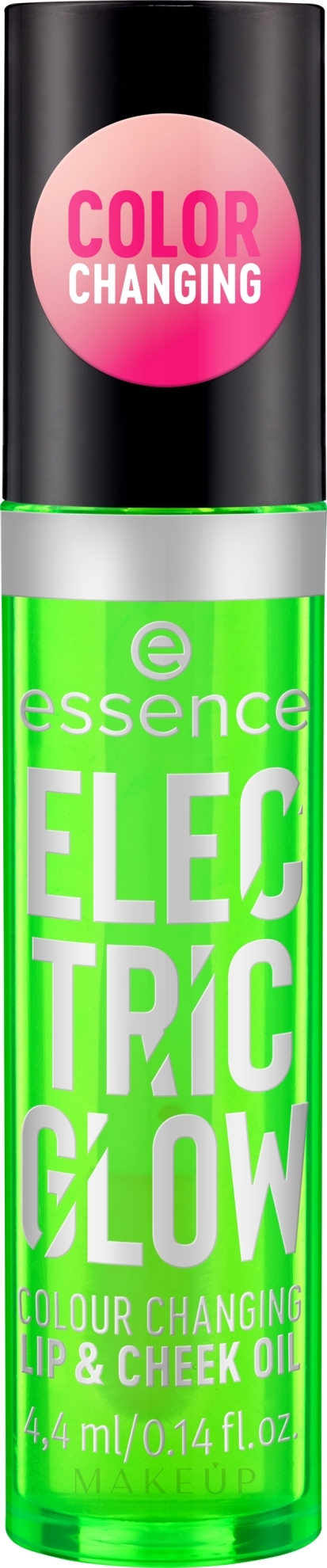 Essence Electric Glow Color Changing Lip & Cheek Oil - Essence Electric Glow Color Changing Lip & Cheek Oil — Bild 4.4 ml