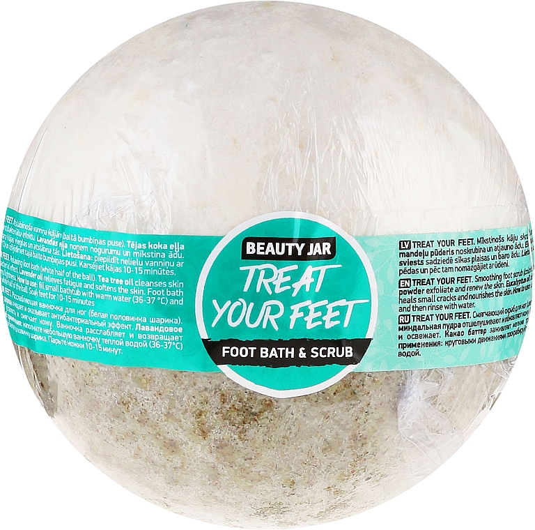 Entspannendes Fußbad - Beauty Jar Treat Your Feet Foot Bath&Scrub