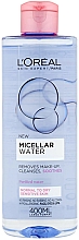 Zweiphasiges Mizellen-Reinigungsnwasser für normale und empfindliche Haut - L'Oreal Paris Micellar Water Normal Dry Sensitive — Bild N1