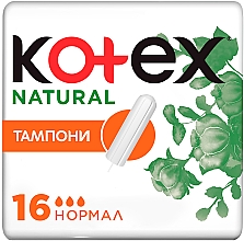Düfte, Parfümerie und Kosmetik Tampons Normal 16 St. - Kotex Natural