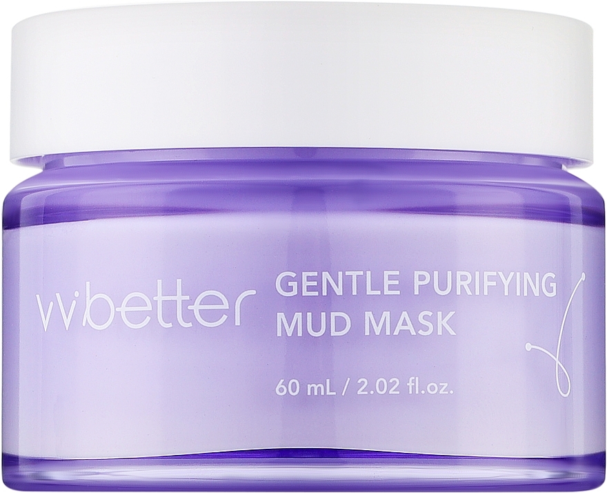 Schlamm-Gesichtsmaske mit Kaolin, Bacuchiol und Squalan	 - VVbetter Gentle Purifying Mud Mask — Bild N1