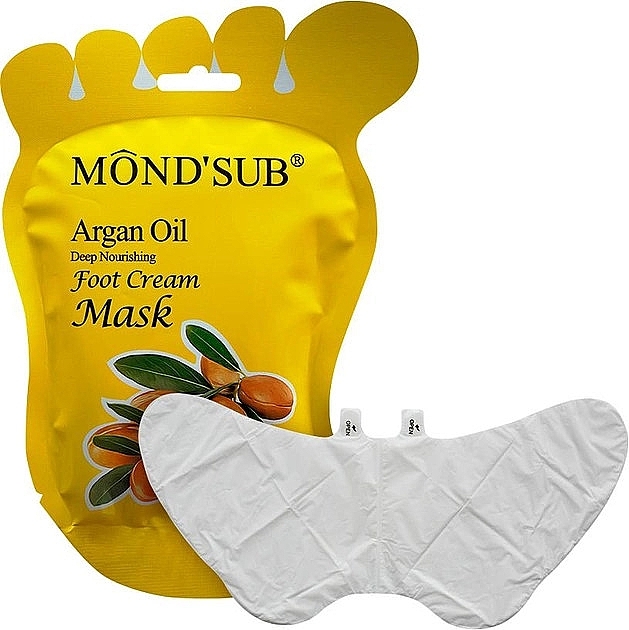 Fußmaske mit Arganöl - Mond'Sub Argan Oil Foot Cream Mask — Bild N1