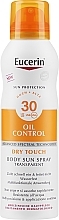 Düfte, Parfümerie und Kosmetik Sonnenschutzspray für den Körper SPF 30 - Eucerin Sun Spray Body Dry Touch Oil Control SPF 30 