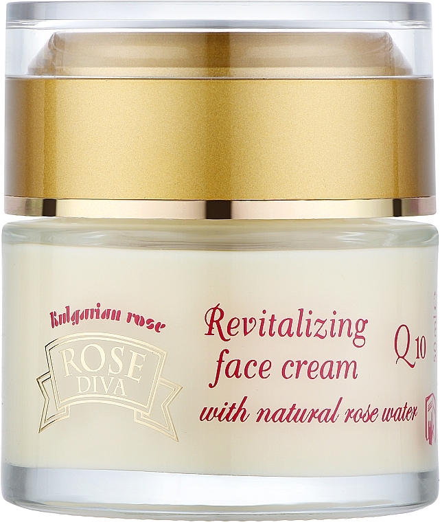 Revitalisierende Gesichtscreme - Bulgarian Rose Rose Diva Q10 Revitalizing Face Cream — Bild N1