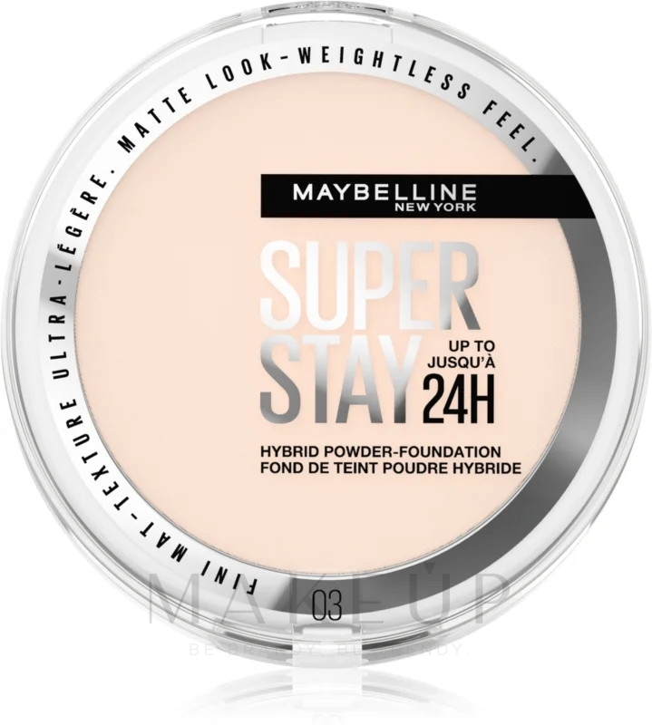 Foundation-Puder - Maybelline New York SuperStay 24HR Hybrid Powder Foundation — Bild 03