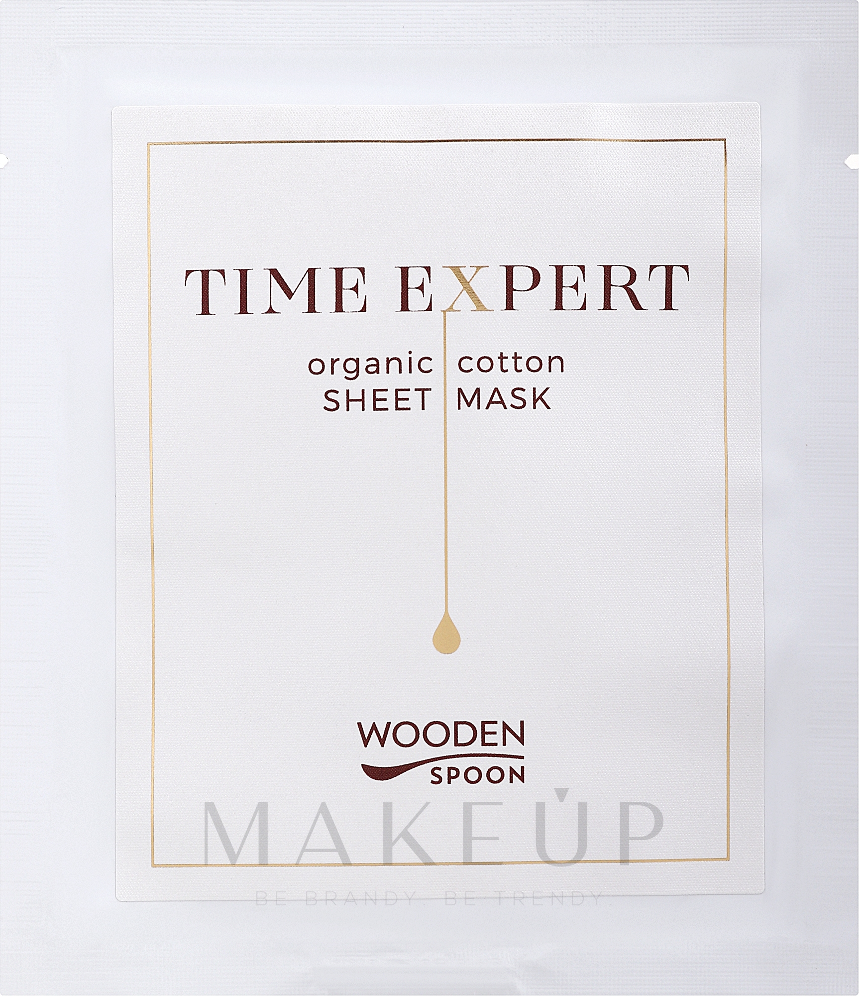 Gesichtsmaske - Wooden Spoon Time Expert Organic Cotton Sheet Mask — Bild 15 g