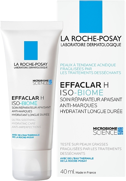 Beruhigende Gesichtscreme für empfindliche und zu Akne neigende Haut - La Roche-Posay Effaclar H Hydratant Compensateur — Bild N2