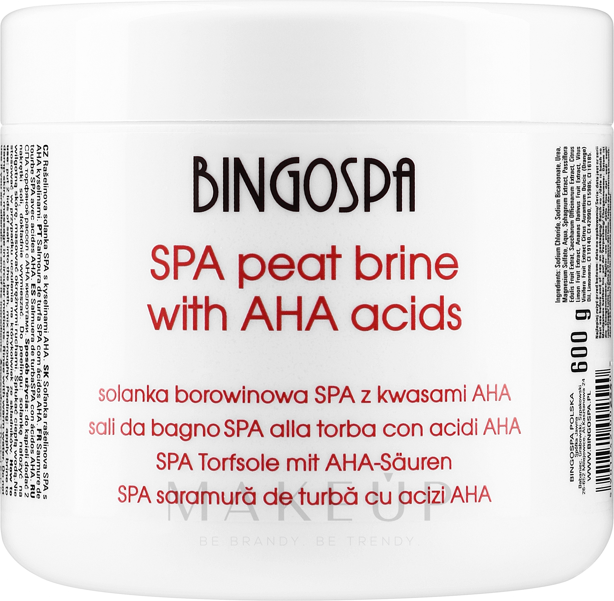 Torfsole mit Alpha-Säuren - BingoSpa Brine Mud With AHA — Bild 600 g