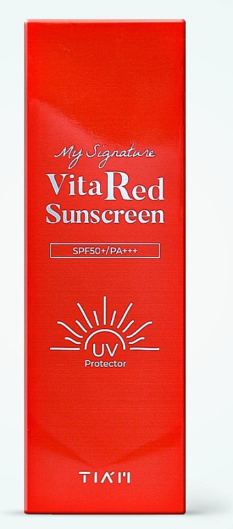 Sonnenschutzcreme für strahlende Haut - Tiam My Signature Vita Red Sunscreen SPF50+/PA+++ — Bild N2