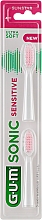 Zahnbürstenkopf 2 St. weiß mit rosa - G.U.M Sonic Sensitive — Bild N1