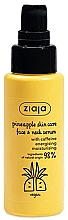 Düfte, Parfümerie und Kosmetik Serum für Gesicht und Hals mit Ananasextrakt - Ziaja Pineapple Skin Care Face & Neck Serum