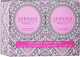 Düfte, Parfümerie und Kosmetik Versace Bright Crystal Absolu - Duftset (Eau de Parfum/2x30ml)