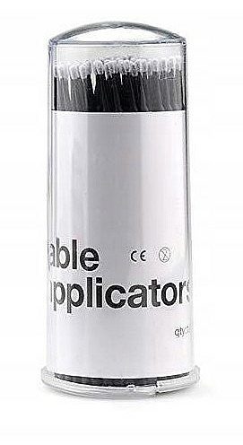 Mikro-Wimpernapplikator schwarz 100 St. - Lewer Micro Applicators — Bild N1