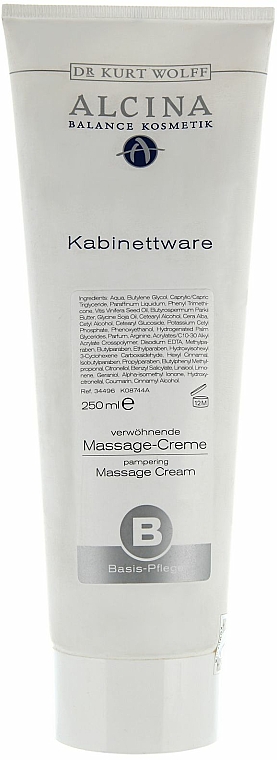 Verwöhnende Massagecreme - Alcina Massage Cream — Bild N1