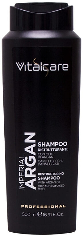 Shampoo für trockenes und strapaziertes Haar - Vitalcare Professional Imperial Argan Restructuring Shampoo  — Bild N1