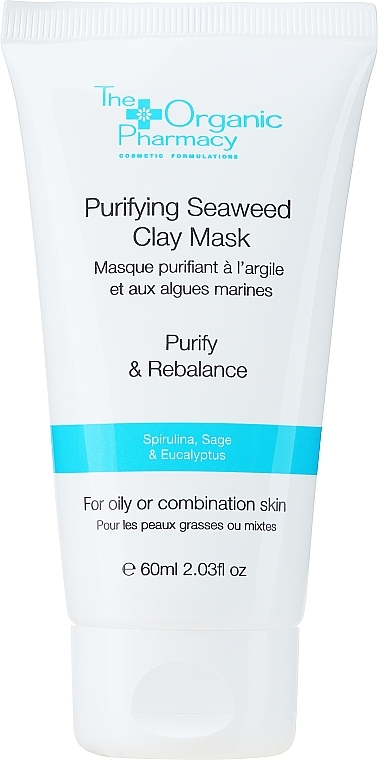Reinigungsmaske mit Tonerde und Algen - The Organic Pharmacy Purifying Seaweed Clay Mask — Bild N1