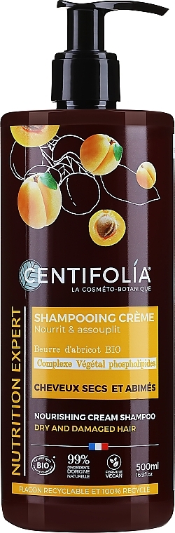 Creme-Shampoo für trockenes Haar mit Aprikose und Jojoba - Centifolia Cream Shampoo Dry Hair — Bild N3