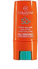 Düfte, Parfümerie und Kosmetik Sonnenschutz-Stick für empfindliche Bereiche SPF 50 - Collistar Sun Stick SPF 50+