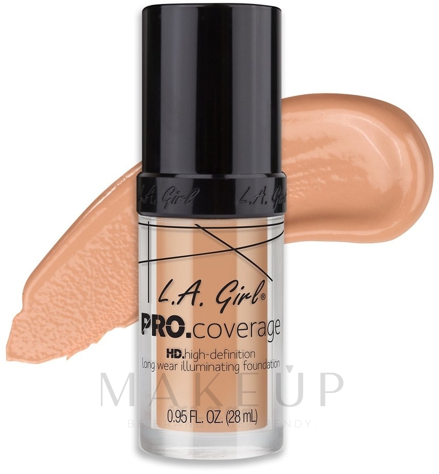 L.A. Girl PRO Coverage HD Foundation - Foundation — Bild GLM643 - Porcelain