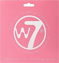 Reinigungspad-Set - W7 Clean Skin Trio Pads — Bild N1