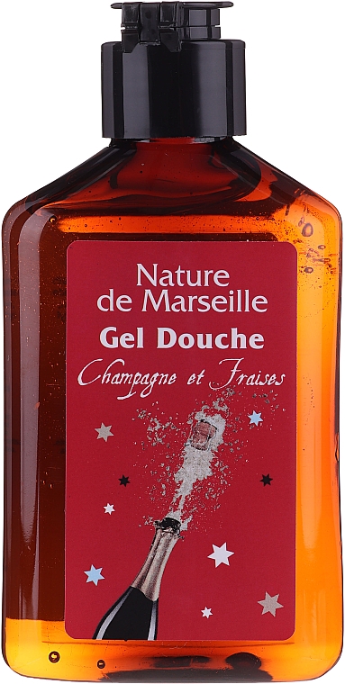 Körperpflegeset Erdbeere und Champagner - Nature De Marseille (Duschgel 150ml + Handcreme 60ml + Körperbalsam 100ml + Seife 95g) — Bild N4
