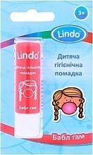 Hygienischer Lippenstift Bubble Gum - Lindo — Bild N1