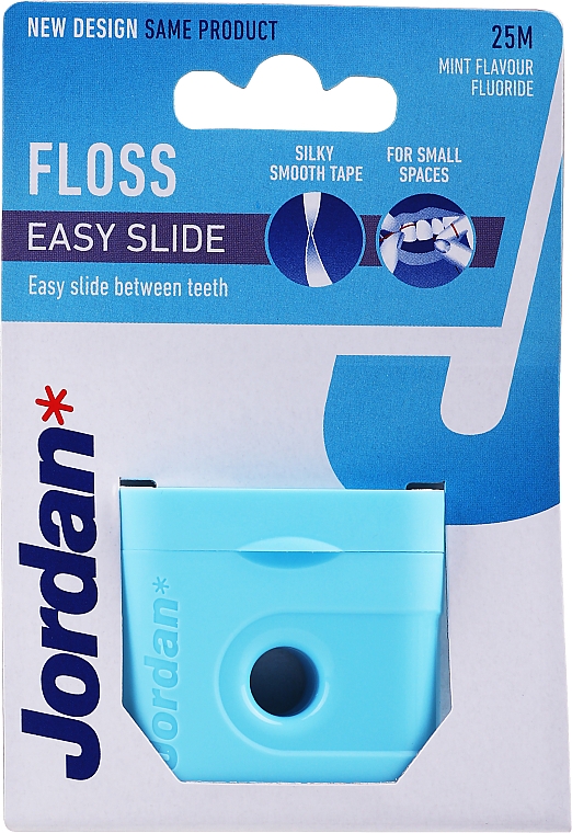 Zahnseide mit Minzgeschmack und Fluorid 25 m - Jordan Easy Slide Fresh Floss