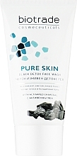 Entgiftungsgel mit Kohlenstoff und Milchsäure - Biotrade Pure Skin Black Detox Face Wash — Bild N3