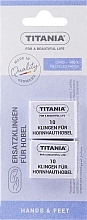 Düfte, Parfümerie und Kosmetik Klingen für Hornhauthobel 3100/20K - Titania