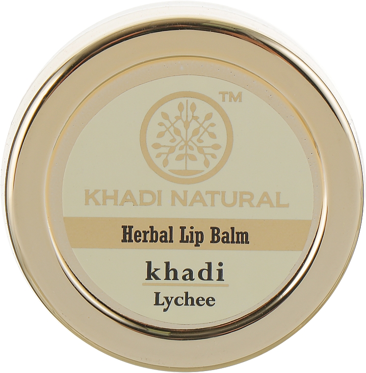 Natürlicher ayurvedischer Lippenbalsam Lychee - Khadi Natural Ayurvedic Herbal Lip Balm Lychee — Bild N1
