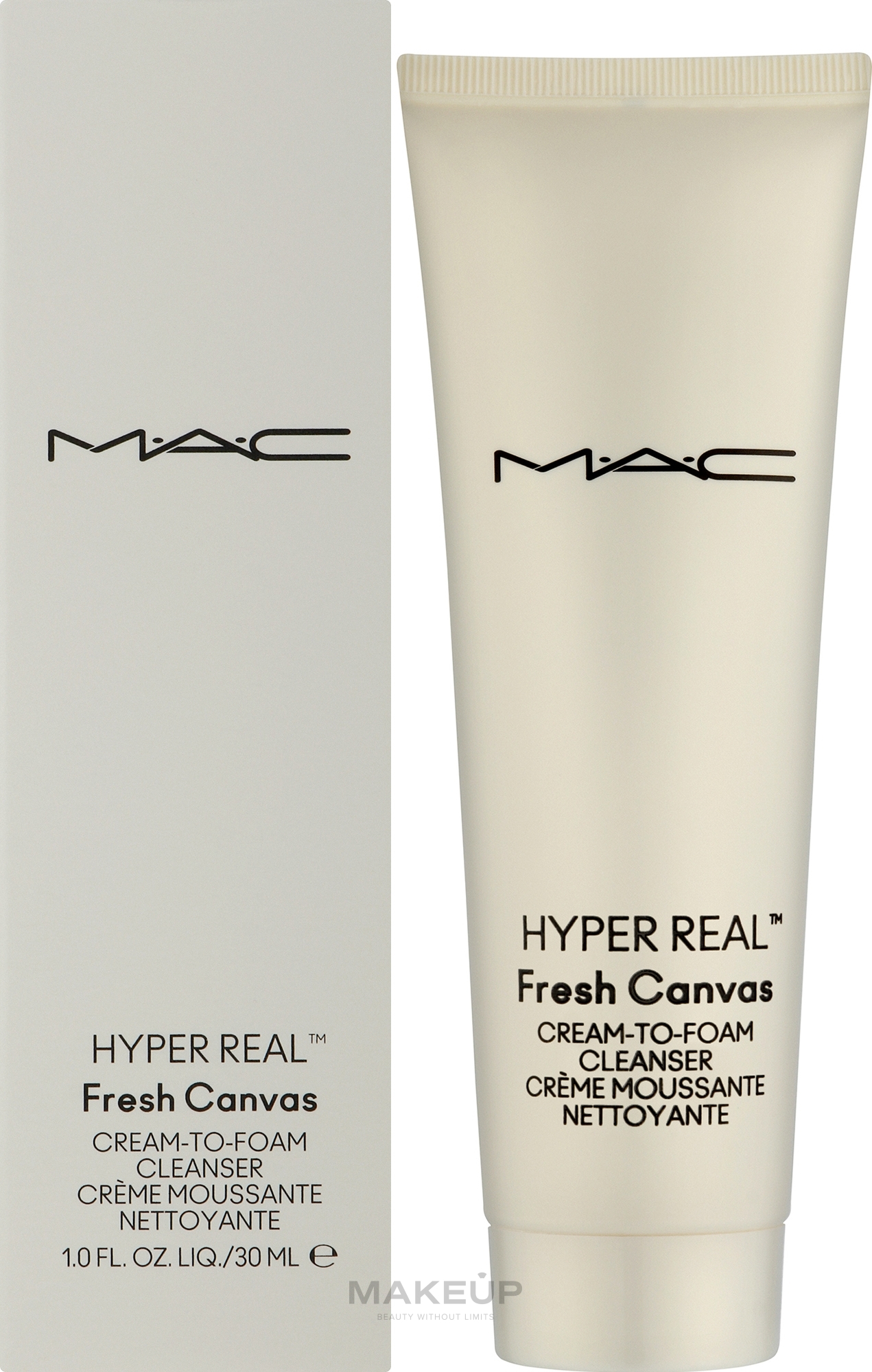 Cremiger Gesichtsreinigungsschaum - M.A.C. Hyper Real Cream-To-Foam Cleanser — Bild 30 ml