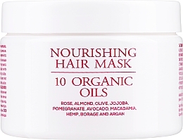 Pflegende Haarmaske mit 10 Bio-Ölen - BioFresh Rose of Bulgaria 10 Organic Oils Nourishing Hair Mask — Bild N2